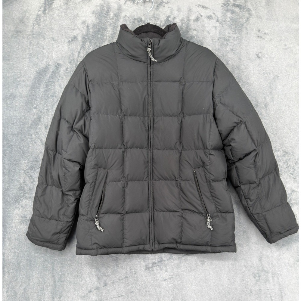 Eddie Bauer Jacket Mens Size Medium WeatherEdge Goose Down Puffer Insulated Zip